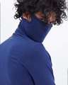 Shop Navy Full Sleeves T Shirt With Face Cover