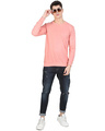 Shop Pink Popcorn Full Sleeve Cotton T Shirt-Full