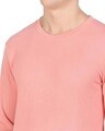 Shop Pink Popcorn Full Sleeve Cotton T Shirt