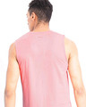 Shop Pink Printed Square Cut Sleeveless T Shirt-Full