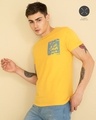 Shop Pocket Yellow Graphic T Shirt-Full