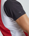 Shop Red Panel Cut & Sew 4 Way Stretch T Shirt