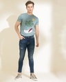 Shop Skull Faded Blue Denim-Full