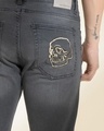 Shop Skull Stone Grey Denim