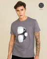 Shop Stone Abstract Grey Graphic T Shirt-Full
