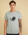Shop Swirl Mist Green Graphic T Shirt-Front