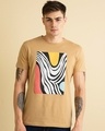 Shop Terrain Sand Brown Graphic T Shirt-Front