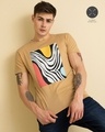 Shop Terrain Sand Brown Graphic T Shirt-Full