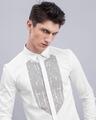 Shop White Beaded Designer Shirt-Full