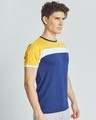 Shop Yellow Multi Color Cut & Sew T Shirt-Full