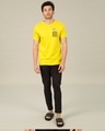 Shop Snoopy Pocket Half Sleeve T-Shirt-Full