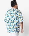 Shop Men's Snorkel Blue AOP Plus Size T-shirt-Design