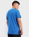 Shop Men's Blue Color Block T-shirt-Design