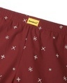 Shop Women's Red Snowflakes AOP Pyjamas