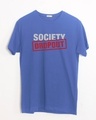 Shop Society Dropout Half Sleeve T-Shirt-Front