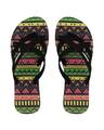 Shop Aztec Black Women's Flip Flop