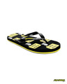 Shop Fooker Black & Yellow Men's Flip Flop-Front
