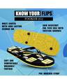 Shop Fooker Black & Yellow Men's Flip Flop-Full