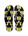 Shop Fooker Black & Yellow Men's Flip Flop