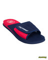 Shop Freeway Navy & Red Velcro Adjustable Strap Men's Sliders-Front
