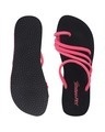 Shop Olivia   Blk/Pink Flip Flops For Women-Design