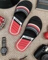 Shop Slider   Black/Red Flip Flops For Men-Full