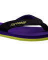 Shop St Basic   Purple/Lime Flip Flops For Women