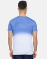 Shop Men's Blue Tie & Dye Henley Neck T-shirt-Design