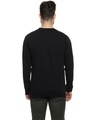 Shop Solid Men's Round Neck Black Casual T-Shirt-Full