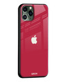 Shop Iphone 12 Pro Max Solo Maroon Glass Case-Design