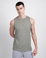 Shop Somewhere on Earth Round Neck Vest Meteor Grey-Front
