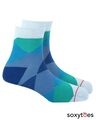 Shop Soxytoes Beguiling Argyle Ankle Socks-Front