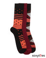 Shop Pack of 3 Soxytoes Code Red Crew Socks-Front