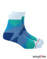 Shop Pack of 2 Soxytoes Geometricals Argyle Ankle Socks-Front