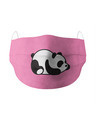 Shop Lazy Panda Cotton Face Mask-Front