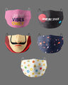 Shop Pack of 5 Monday To Friday Super Safe Masks-Front