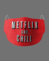 Shop Netflix & Chill Cotton Face Mask-Front