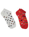 Shop Pack of 2 Soxytoes Purrfect Kitten Low Cut Socks-Front