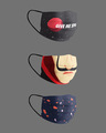 Shop Pack Of 3  Serial Chiller Super Safe Masks-Design