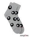 Shop Soxytoes The Cue-rious case Ankle Socks-Front
