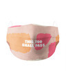 Shop This Too Shall Pass Cotton Face Mask-Front