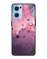 Shop Space Doodles Printed Premium Glass Cover for Oppo Reno 7 5G (Shock Proof, Lightweight)-Front