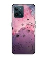 Shop Space Doodles Printed Premium Glass Cover for Realme C31 (Shockproof, Light Weight)-Front