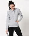 Shop Space Grey Hoodie Sweatshirt-Front