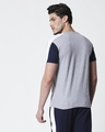 Shop Space Grey Men's Half Sleeve 90's Vibe Two Panel T-Shirt-Design