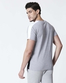 Shop Space Grey Men's Half Sleeve 90's Vibe Two Panel T-Shirt-Design