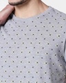 Shop Space Grey Men's Half Sleeve All Over Printed T-Shirt