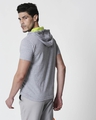 Shop Space Grey Men's Half Sleeve Hoodies T-Shirt-Design