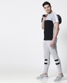 Shop Space Grey Men's Pocket Panel Casual Jogger Pant-Full