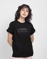 Shop Space It Out Boyfriend T-Shirt Black-Front